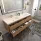 Amber 72“ Double Sink Floating Bathroom Vanity