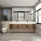 Boreal 84" Double Sink Floating Bathroom Vanity