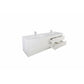 Erba 72" Double Sink Floating Bathroom Vanity