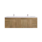 Aqua 84" Double Sink Floating Bathroom Vanity