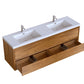 Erba 84" Double Sink Floating Bathroom Vanity