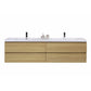 Anderson 84“ Double Sink Floating Bathroom Vanity