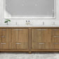 Lucia 84" Double Sink Classic Freestanding Bathroom Vanity