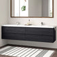 Anderson 84“ Double Sink Floating Bathroom Vanity