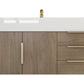 Boreal 42" Floating Bathroom Vanity (Right Drawers)