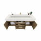 Boreal 60” Single Sink Floating Bathroom Vanity