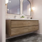 Erba 72" Double Sink Floating Bathroom Vanity