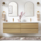 Anderson 84“ Double Sink Floating Bathroom Vanity