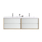 Fiora 72" Double Sink Floating Bathroom Vanity