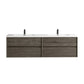 Fiora 84" Double Sink Floating Bathroom Vanity