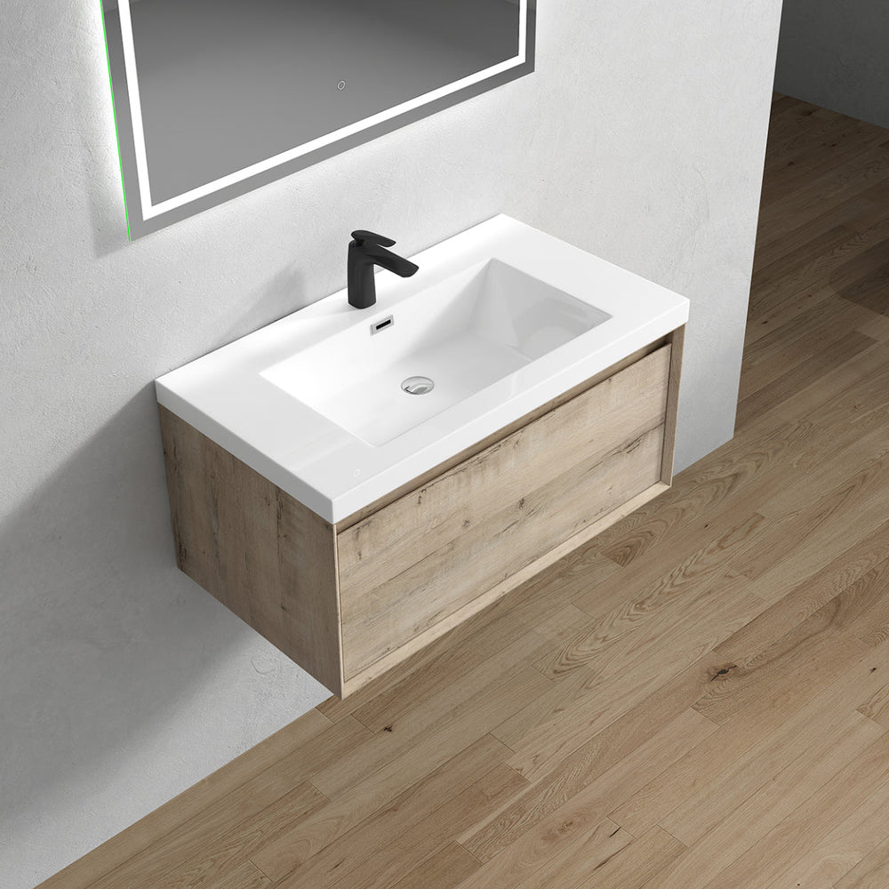 Nordic 36” Floating Bathroom Vanity