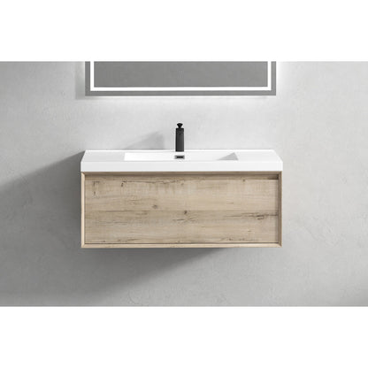 Nordic 42” Floating Bathroom Vanity