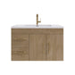 Aqua 36“ Floating Bathroom Vanity (Left Drawers)