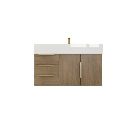 Boreal 36" Floating Bathroom Vanity (Left Drawers)